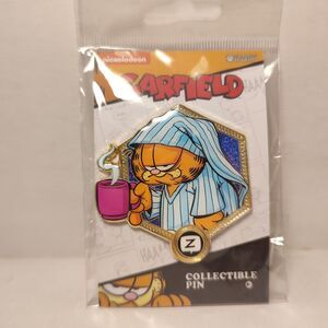 Garfield Coffee Time Enamel Pin Official Cartoon Collectible Metal Badge